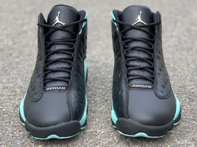 Island Green Retro 414571-030 Air 13 Black Jordan 0306